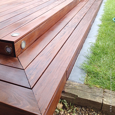 Holzterrasse nachher