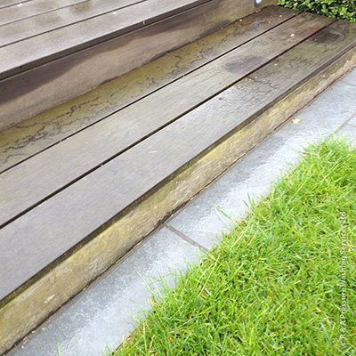 Holzterrasse vorher